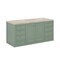 James Martin Vanities Chicago 60" Single Vanity, Smokey Celadon, w/ 3 CM Tajnar Eclos Top 503-V60S-SC-3TJR - alternate 7