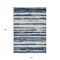 Homeroots 8' X 10' Denim Blue And Gray Striped Washable Indoor Outdoor Area Rug 605900 - alternate 7