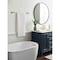 Amerock Glacio Clear/Golden Champagne Contemporary 24 in 610 mm Towel Bar BH36064CBBZ - alternate 4
