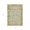 Homeroots 8' X 10' Gold And Ivory Patchwork Washable Indoor Outdoor Area Rug 631428 - alternate 5