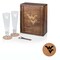 Picnic Time Family Of Brands NCAA West Virginia Mountaineers Pilsner Craft Beer Set with 2 Beer Glasses 602-06-512-833-0 - alternate 1