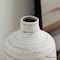 Uniquewise 11in Whitewashed Boho Bottle-neck Decorative Pottery Flower Vase for Faux Florals and Home Decor QI004794 - alternate 3