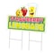 Signmission Strawberry Lemonade Yard & Stake outdoor plastic coroplast window, C-DC-2436-DS-Strawberry Lemonade C-DC-2436-DS-Strawberry Lemonade - alternate 1
