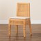 Bali & Pari Morris Bohemian Light Honey Rattan Dining Chair 251-13962-ZORO - alternate 6