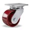 Hamilton Champion Swivel Caster, 6" x 3" Metal Wheel, 3/4" Precision Tapered Roller Bearings S-CH-63MT - alternate 1