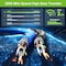 Syston Cable Technology Cat 8 Ethernet Cable S/FTP Bulk, 50ft, White, 2000 MHz 22 AWG Solid Copper, CL2R CMR Riser-Rated BULK1588-50WH - alternate 5