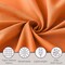 Lavish Home Brushed Microfiber Twin Sheets 3-Piece Sheet Set with Pillowcase, Flat, and Fitted Sheets, Rust 66-MF75S-T-RUS - alternate 4