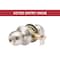 Global Door Controls GLC Series Light-Duty Commercial/Residential Cylindrical Knob, Grade 3 Entry in Brushed Chrome GLC-5151B-626 - alternate 1