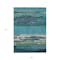 Homeroots 8' X 10' Teal Blue Abstract Washable Indoor Outdoor Area Rug 608756 - alternate 7