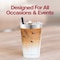Smarty Had A Party 12 oz. Clear with Metallic Silver Rim Round Tumblers (240 Cups), 240PK 512S-CASE - alternate 4