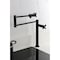 Kingston Brass Deck Mount Pot Filler Faucet, Matte Black KS4700PKX - alternate 3
