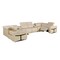 Homeroots Beige Italian Leather Power Reclining U Shaped Eight Piece Corner Sectional With Console 634675 - alternate 12