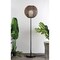 Jonathan Y Bea 61" Outdoor Woven Globe LED Floor Lamp, Coffee/Black JYL6507A - alternate 6