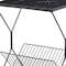 Homeroots 22" Black Faux Marble and Iron Sled End Table With Magazine Holder 543904 - alternate 4
