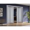 Sartodoors Sliding Closet Double Bi-fold Doors Grey Solid Core Modern Interior VEREGIO7411DBF-GRE-96 x 80 (4* 24x80) - alternate 3