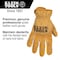 Klein Tools Leather All Purpose Gloves, L, L, 1 PR 60608 - alternate 8