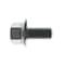 Zoro Select Not Graded, 1/2"-28 Serrated Flange Bolt, Plain Stainless Steel, 1/2 in L, 100 PK 1-SFH-25F-50 - alternate 2
