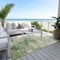 Homeroots 9' X 12' Artichoke Green And Ivory Abstract Washable Indoor Outdoor Area Rug 605504 - alternate 6