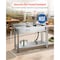 Vevor Stainless Steel Utility Sink with Drawer Single Bowl 39.4 x 19.7 x 37 in SS100-4 - alternate 5