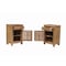 Homeroots 22" Brown Solid Wood Distressed Carved Floral One Drawer Nightstand 720642 - alternate 4