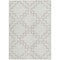 Homeroots 5' X 8' Ivory And Beige Geometric Washable Indoor Outdoor Area Rug 593775 - alternate 6