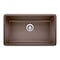Blanco Precis Super Single Bowl, Cafe Brown 440147 - alternate 1