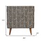 Homeroots 32in Dark Brown Black and White Solid Wood And Inlaid Bone Textured Accent Cabinet With Two Doors 654282 - alternate 5
