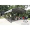 Arrow 12 x 29 x 7 ft Eggshell Carport CPH122907 - alternate 8