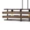 Jonathan Y Horizon 34" 4-Light Rustic Farmhouse Iron Linear LED Pendant, Wood Finished/Oil Rubbed Bronze JYL1306A - alternate 9