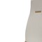 Homeroots Set of Four White and Gold Upholstered Faux Leather Dining Side Chairs, 4PK 553994 - alternate 2