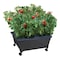 City Pickers 11 in. H X 24 in. W X 20 in. D Resin Garden Bed Charcoal 2340DW - alternate 1