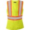 Ironwear Class 2 Women's Hi Vis Two Tone Reflective Safety Vest with Zipper and Pockets, Lime, 2X-Large 1150-LZ-RD-2XL - alternate 2
