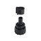 Flair-It PEXLOCK Hose Pipe Connector, 1/2 x 3/4 in, FGH, Polysulfone, Black, 100 psi Pressure Pair 30866 - alternate 1