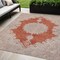 Homeroots 5' X 8' Rust And Beige Oriental Washable Indoor Outdoor Area Rug 597747 - alternate 1