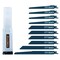 Powertec 10pcs Reciprocating Saw Blades Set with Expandable Case for Plumbing Work 14404 - alternate 1