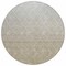 Homeroots 8' Taupe And Gray Round Geometric Washable Indoor Outdoor Area Rug 605815 - alternate 3