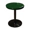 Leisure Craft 24" Round Perforated Pedestal Table, Portable, 30"H, Black Green 24TAB30-BLACK GREEN - alternate 1