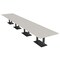 Skutchi Designs Rectangle Conference Table With Power Unit, 48 in W, 264 in L, Ivory HAR-REC-48X264-DOU.BK-K458-NA - alternate 1