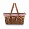 Picnic Time Family Of Brands Kansas Handwoven Wood Picnic Basket, Red & White Gingham Pattern 350-01-300-000-0 - alternate 5