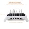 Trexonic 12A 5-Port USB Charging Station with 5 Device Slots and Power Button, White TRX-USB5100W - alternate 3