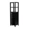 Happimess Solstice 47"H Handcrafted Pine Wood Bathroom Freestanding Floor Bathroom Storage Cabinet w/Louvered SHF2002C - alternate 3