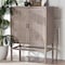 Bali & Pari Vivan Natural Rattan Storage Cabinet, 3-Tier, French Grey 272-14902-ZORO - alternate 6