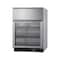 Summit Commercial 24in Wide Built-In Commercial Beverage Refrigerator With Top Drawer SCR615TDCSS - alternate 7