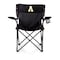 Picnic Time Family Of Brands NCAA App State Mountaineers PTZ Camp Chair - Beach Chair with Carrying Bag, Black 804-00-179-794-0 - alternate 1