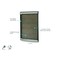Ghent Silhouette 1 Door Enclosed Chocolate Cork Bulletin Board, Satin Aluminum Frame, 4'H x 2'W SILH20494 - alternate 2