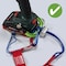 Knipex Lanyard Captive Eye Carabiner, Red; Blue 00 50 12 T BKA - alternate 5