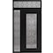 Vdomdoors Aluminum Door Iron 1688 Black Entry Steel Metal Classic Painted 50 x 94 (36+14 x 80+14)-Left Inswin IRON1688EXD-BLK-W36+14xH80+14-LH-I - alternate 2