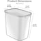 Acrimet Wastebasket Bin, 6.75 Gallon/ 27 Quart/ 24 Liter (Plastic) (Green and Blue), 2PK 574 - alternate 6