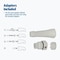 Do It Best Universal Fit Chrome Bathtub Spout DIB825-33 - alternate 4