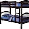 Homeroots Espresso Twin Over Twin Bunk Bed 285837 - alternate 3